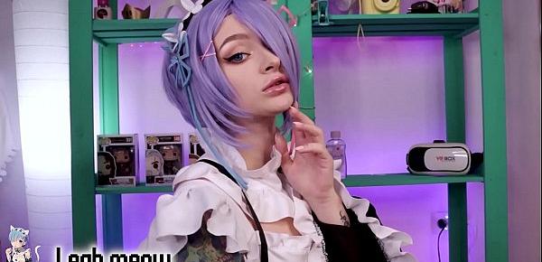  Rem Cosplay Blowjob Hentai Fuck Her Little Pussy Amateur Leah Meow